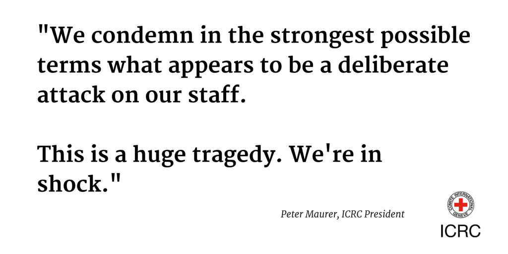 An #ICRC convoy delivering much-needed aid in #Afghanistan was attacked by unknown armed men. Our statement: bit.ly/2lqlZjA