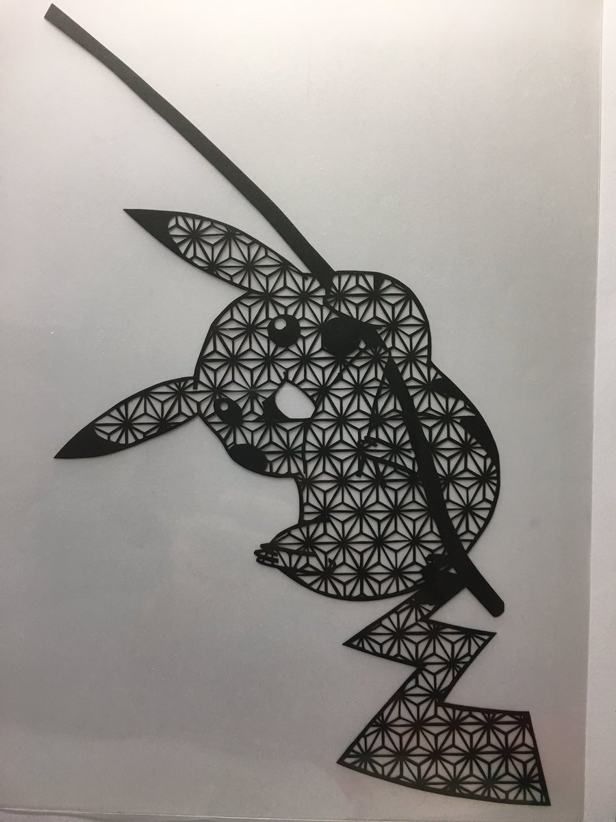 なんのポケモンかわかるかな 力作 ポケモン切り絵