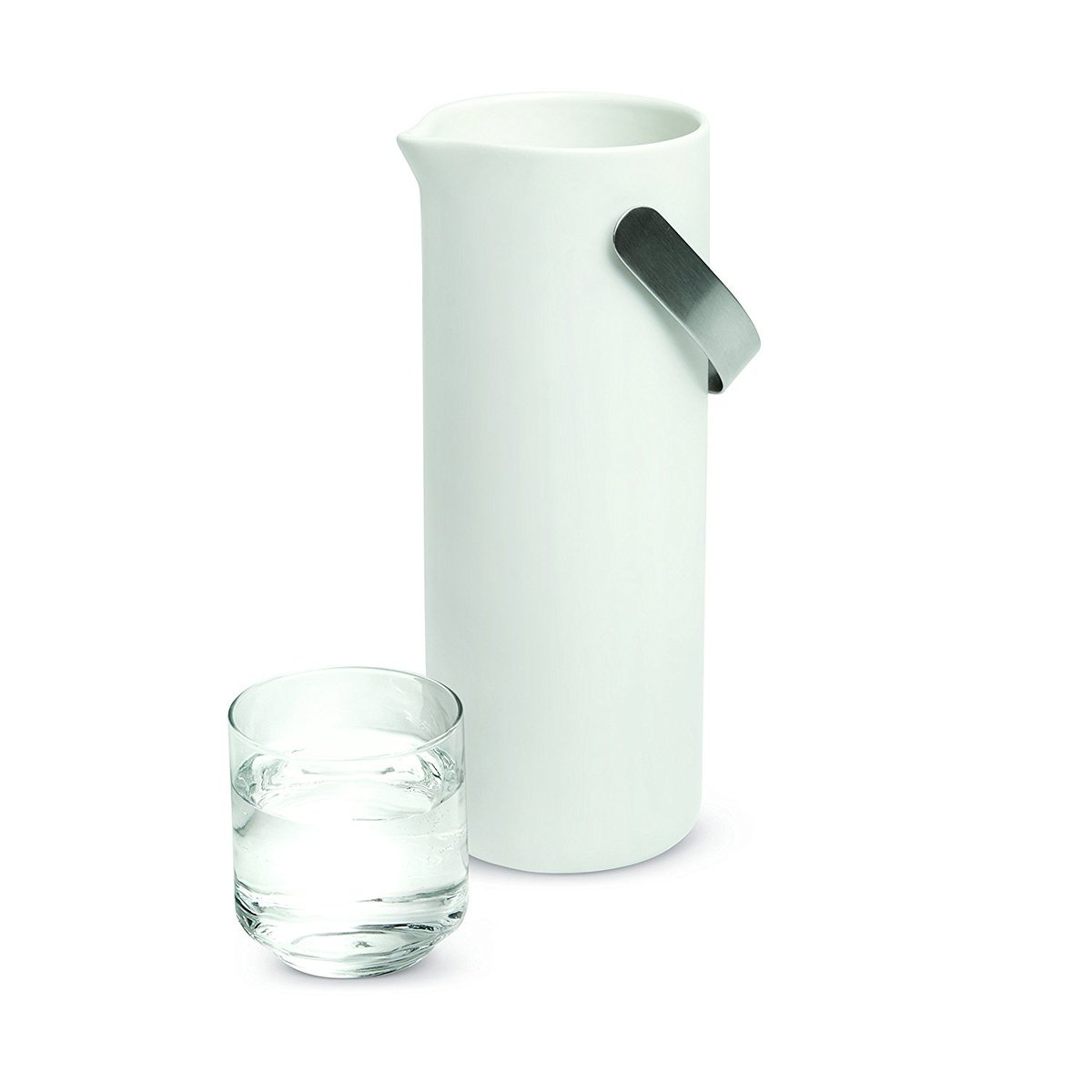 #Umbra's savor ceramic pitcher with matte finish, is ready to serve your beverage of choice - #ToYearnFor bit.ly/2km5Uue <a href="/umbra_ltd/">Umbra</a>