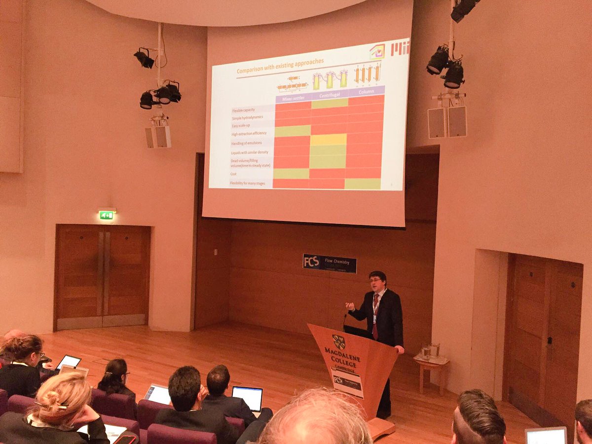 FlowidNL's tweet photo. Our colleague Wouter Stam was presenting on this venue of the Flow Chemistry Symposium in Cambridge just recently. 👍🏻 https://t.co/KNRC9jRmSt