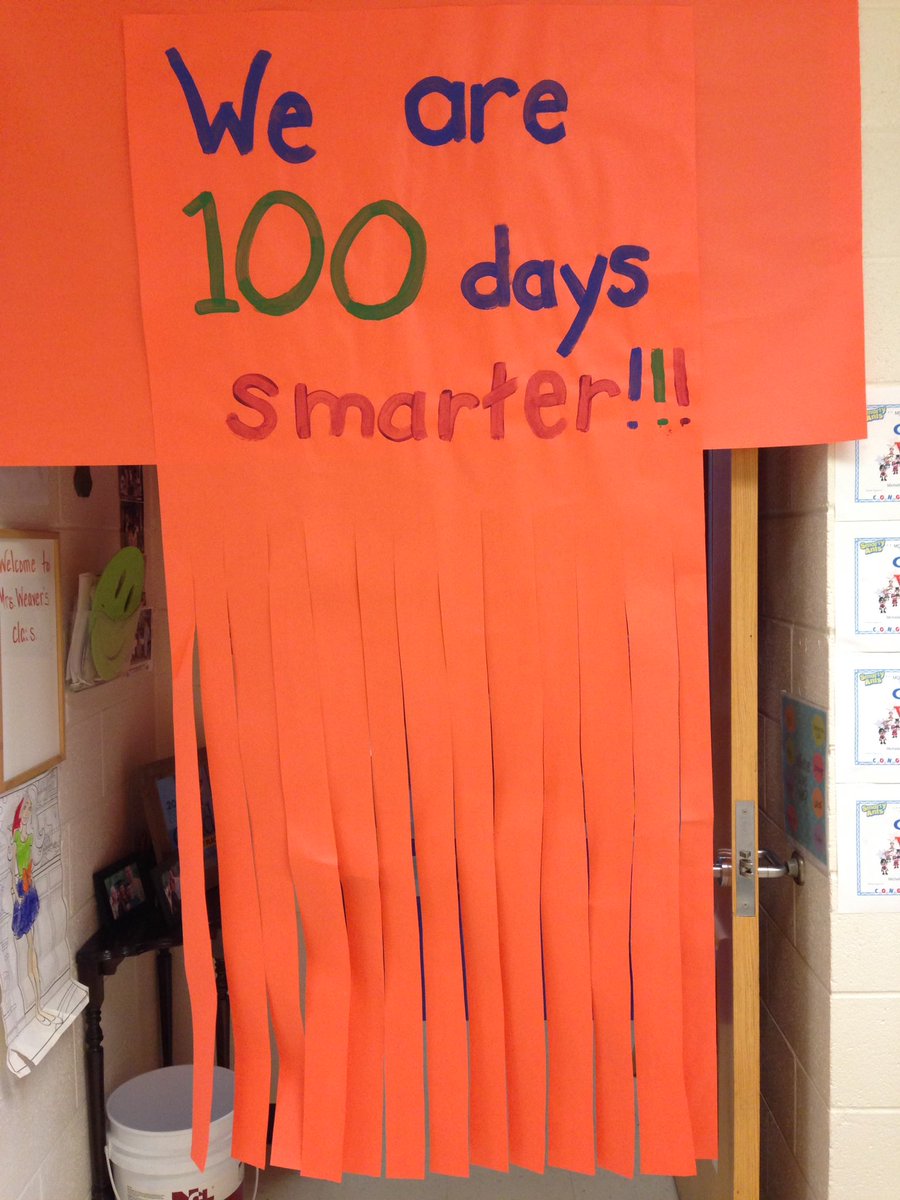 Happy 100th day of school!! <a href="/lhmarrero/">Lori Marrero</a> @Principal_EDKES <a href="/ELEM_Rowan/">RSS Elementary</a>
