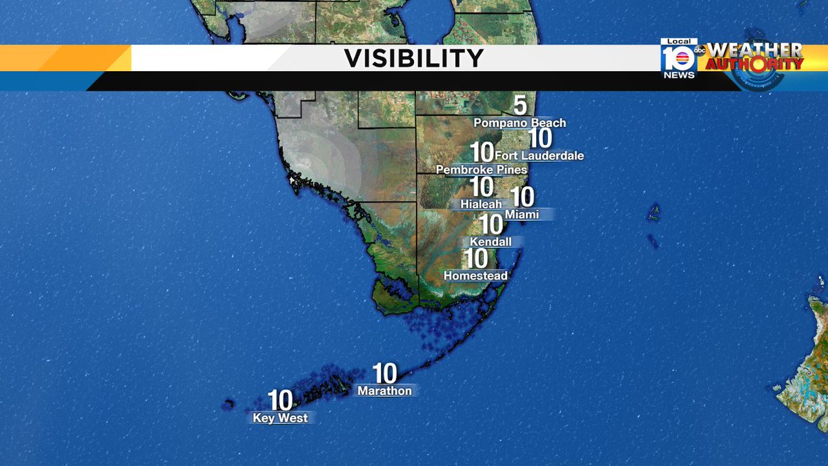 Visibility is improving, and we are warming up across SFLO. Watch Meteorologist Julie Durda for more. https://t.co/tqy5UuuL0B