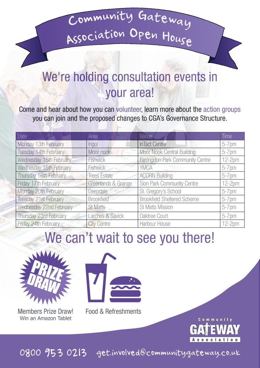 PCCSHDev's tweet photo. Take a look at some of @CGAPreston events across Preston! #getinvolved #actiongroups #volunteer #CommunityGatewayAssociation https://t.co/nmc0tVEQS9