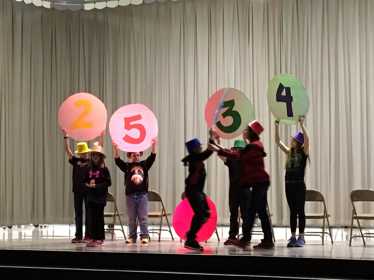 marks3rd's tweet image. "The Story of 1"...performed by Cole El. 5th graders