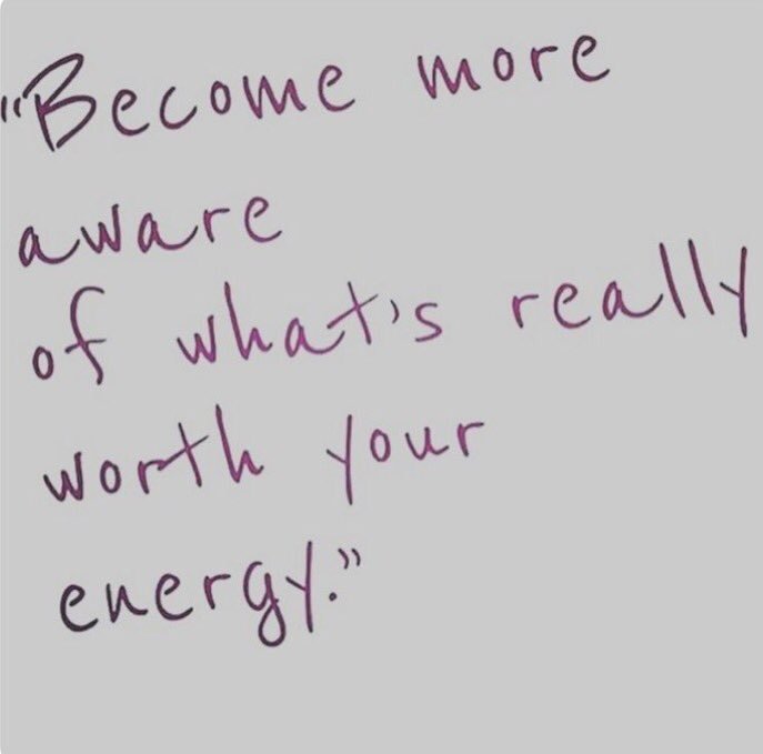 beccsand's tweet photo. Just like time, your energy is precious. #BecomeMoreAware #WiseWordsWednesday ๐ https://t.co/Um1Sfjw7tO