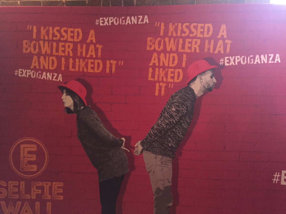 Real bowler hat love here at <a href="/expoganza/">expoganza</a>