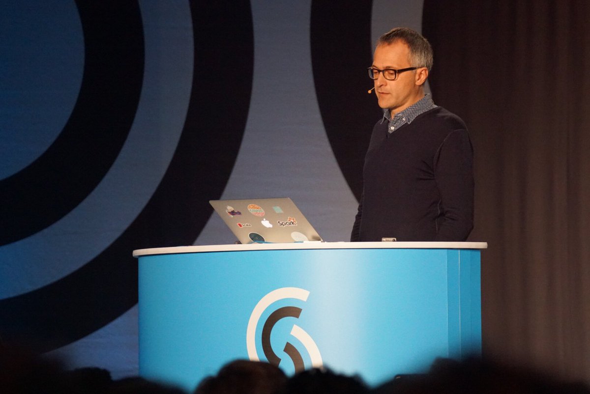 dirkvandenpoel's tweet image. Great talk + demo by @alexisroos ($CRM) at #SparkSummit on using Apache for CRM #Analytics #lead qualification #ApacheSpark #MLpipelines