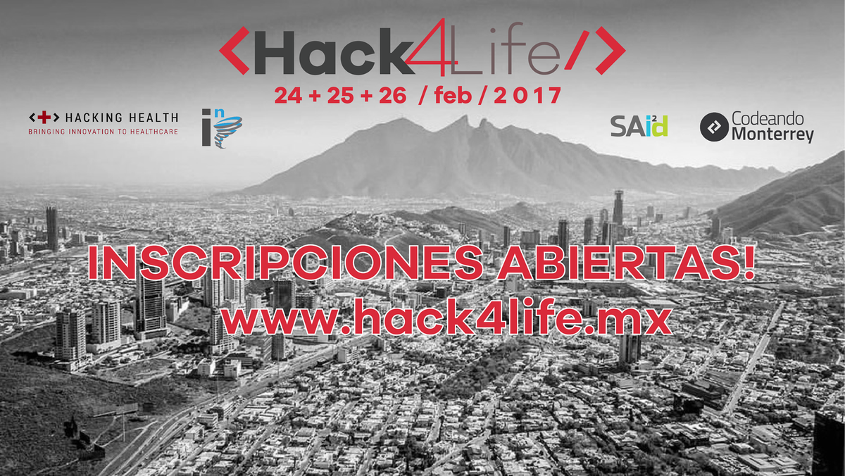 HHMonterrey's tweet photo. #HackathonHack4Life #HHMonterrey #CodeandoMonterrey #SAI2D #InnovactionGym #Monterrey #HealthHackers https://t.co/vuvXqXepLm https://t.co/lAoEIW8aJ0