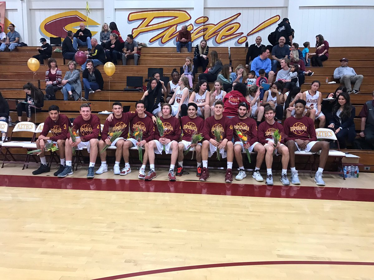 EHSMensBball's tweet image. Your 2017 seniors!  Back to Back League Champs!