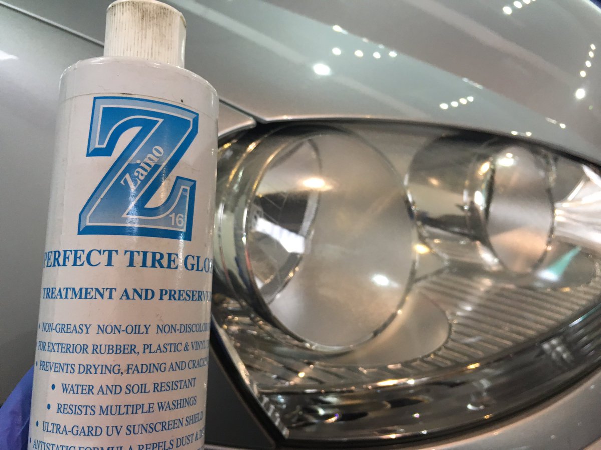 Going old school today for tyre dressing duties, still an excellent product! #detailing #bristol #zaino <a href="/ZainoEurope/">Zaino Europe</a> #dw #vw #golf