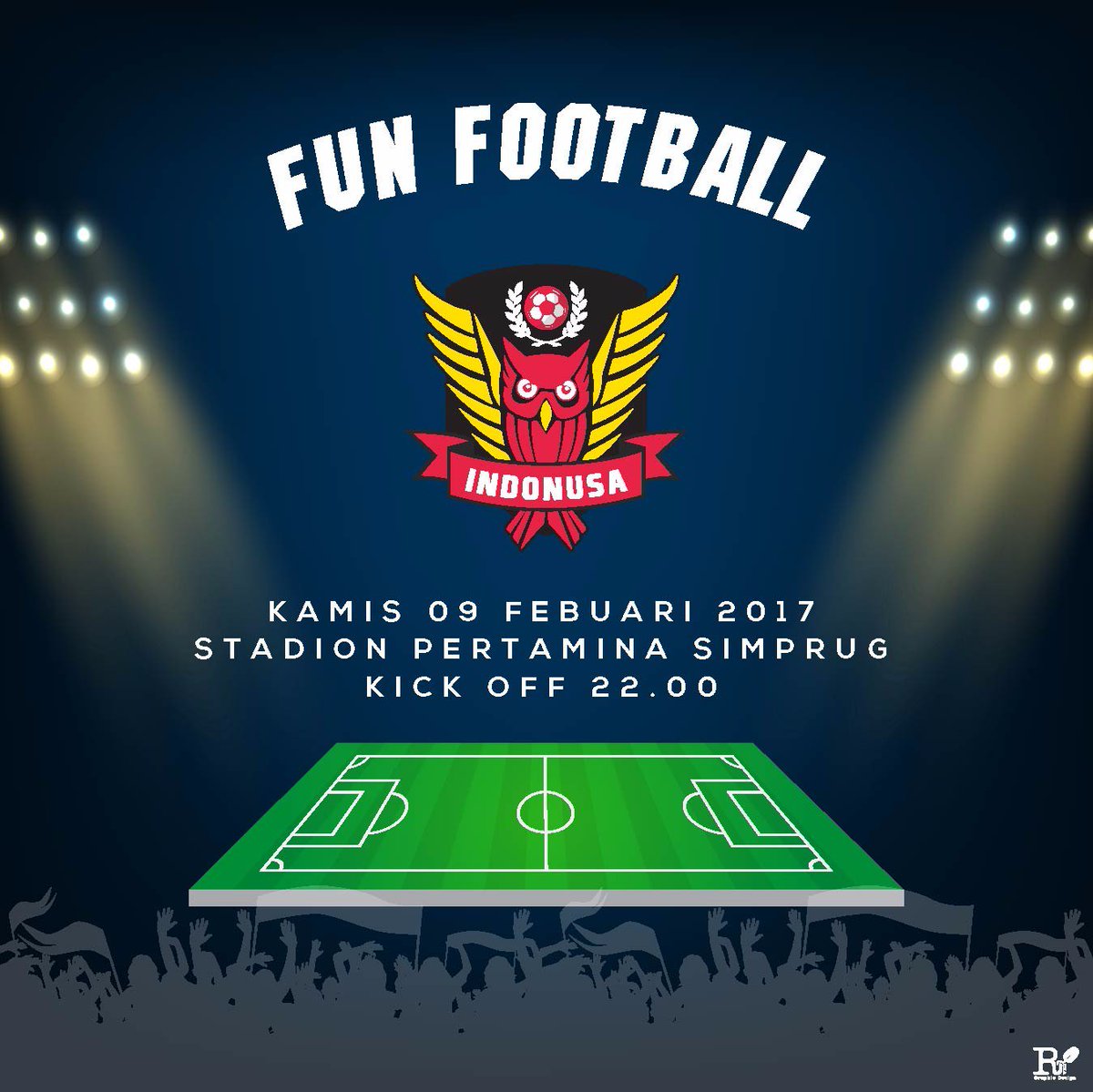 fun football sekalian seleksi pemain buat turnament lotus cup