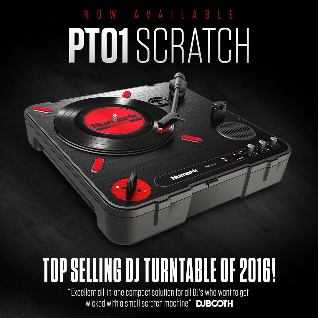 Numark's tweet photo. With gear like the PT01 Scratch available, the Portablist era is DEFINITELY a big one!!! #numarkculture #numarkdjs #pt01scratch #portablism https://t.co/uAdcUxQnBR