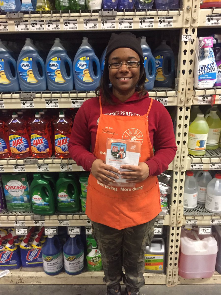 Thank you Brittanie For your commitment to keeping our store safe while being engaged in hazmat process !!!