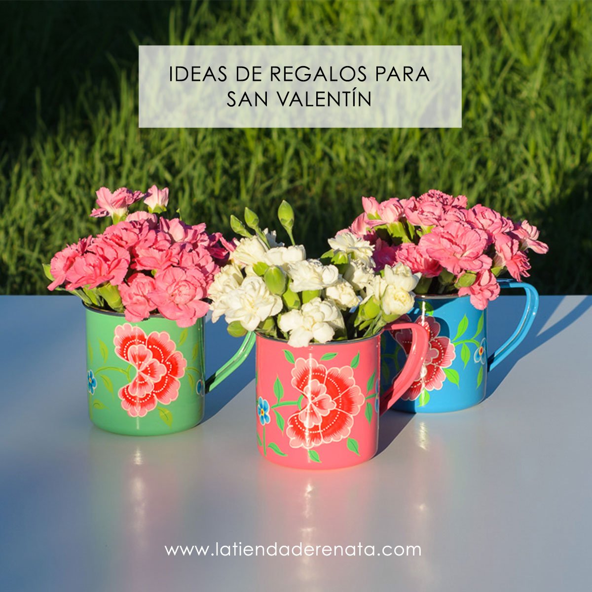 #IdeaparaSanValentin. Regálale flores! Si están en tazas, mucho mejor :-) ow.ly/hEAl308x1F4
