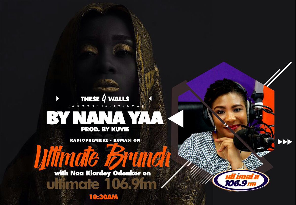 signupint's tweet photo. Kumasi @MzNaaKlordey got you with #NoOneHasToknow BANGER by @nanayaalive tomorrow - 10am on @Ultimate1069fm's Ultimate Brunch Tune Innn https://t.co/xkcLQusUok