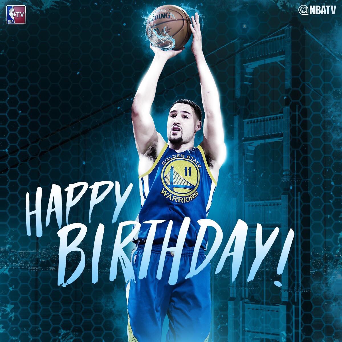 Klay thompson Happy Birthday       curry           