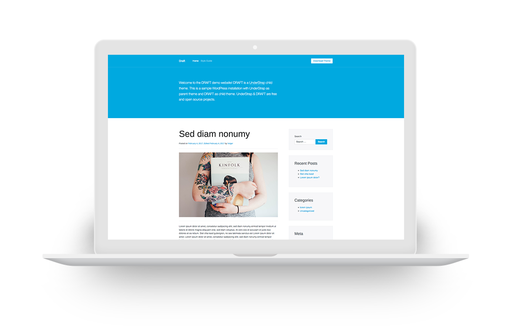 _understrap's tweet photo. DRAFT, a new & free #understrap #childtheme ia available: https://t.co/LXEBKE5zH7 #wordpress #framework #childtheme https://t.co/yMwbNhCoSe