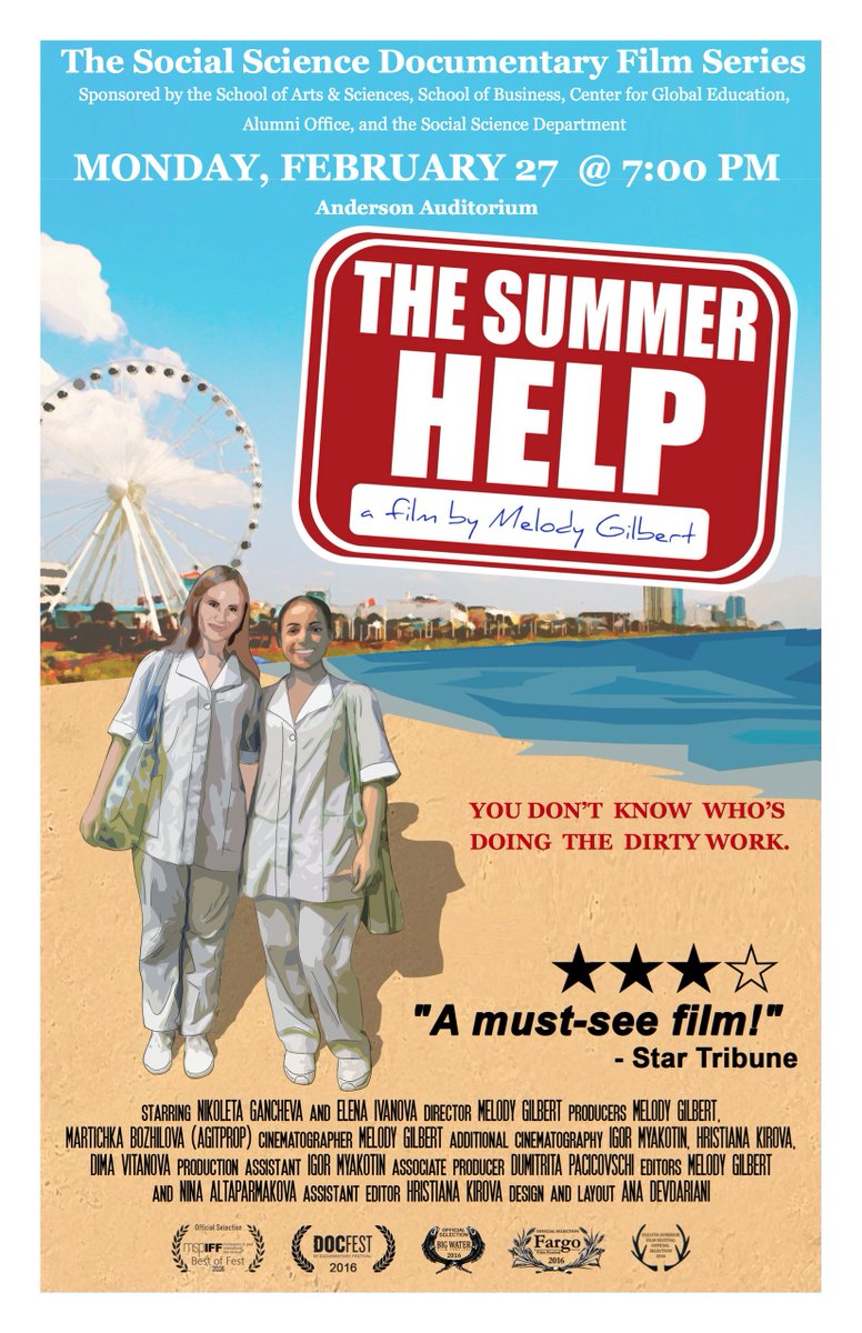 TheSummerHelp's tweet photo. We're coming to Madison, WI at @EdgewoodCollege on 2/27. Director @melodyMN will attend. Trailer: https://t.co/8t6DZancMs #documentaries https://t.co/bzesiOAGpU
