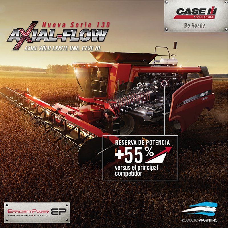 CaseIHArg's tweet photo. #CaseIH #AxialFlow130
¡Esta colorada se banca cualquier condición climática! RT 😉
#Cosecha17 #BuenMiércoles https://t.co/Q7mWrMgJjO
