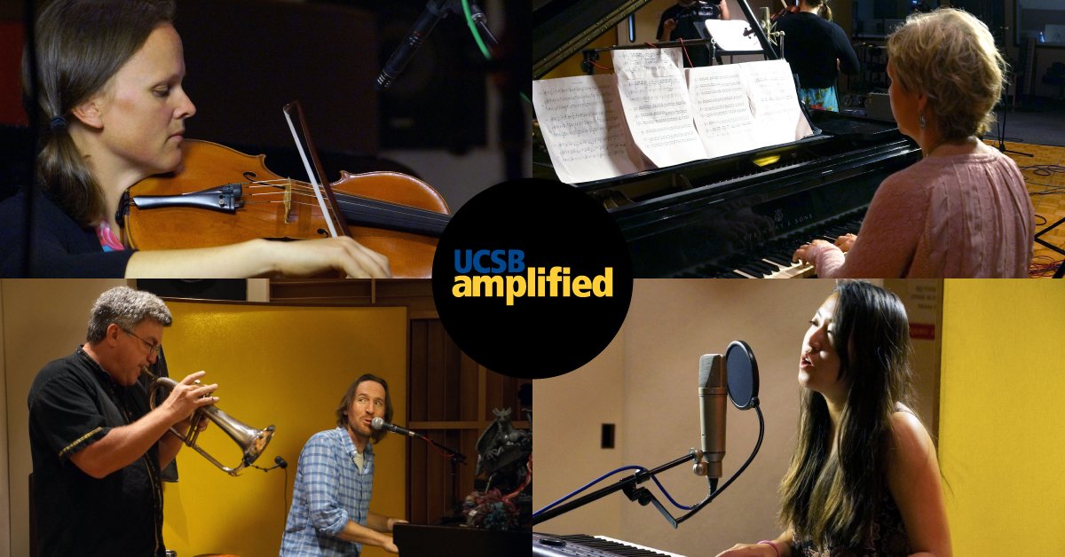 ucsantabarbara's tweet photo. #UCSBAmplified, a mini-concert series featuring #UCSB students, faculty, staff and alumni, returns this week! Stay tuned... https://t.co/RWXqS3Ua11