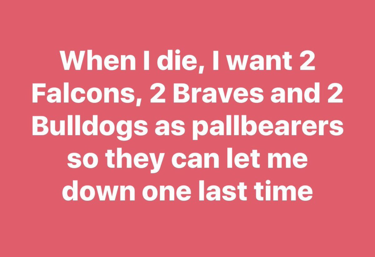 _katie_morris's tweet photo. Life is hard being a GA sports fan. https://t.co/LHM2Yao9AY
