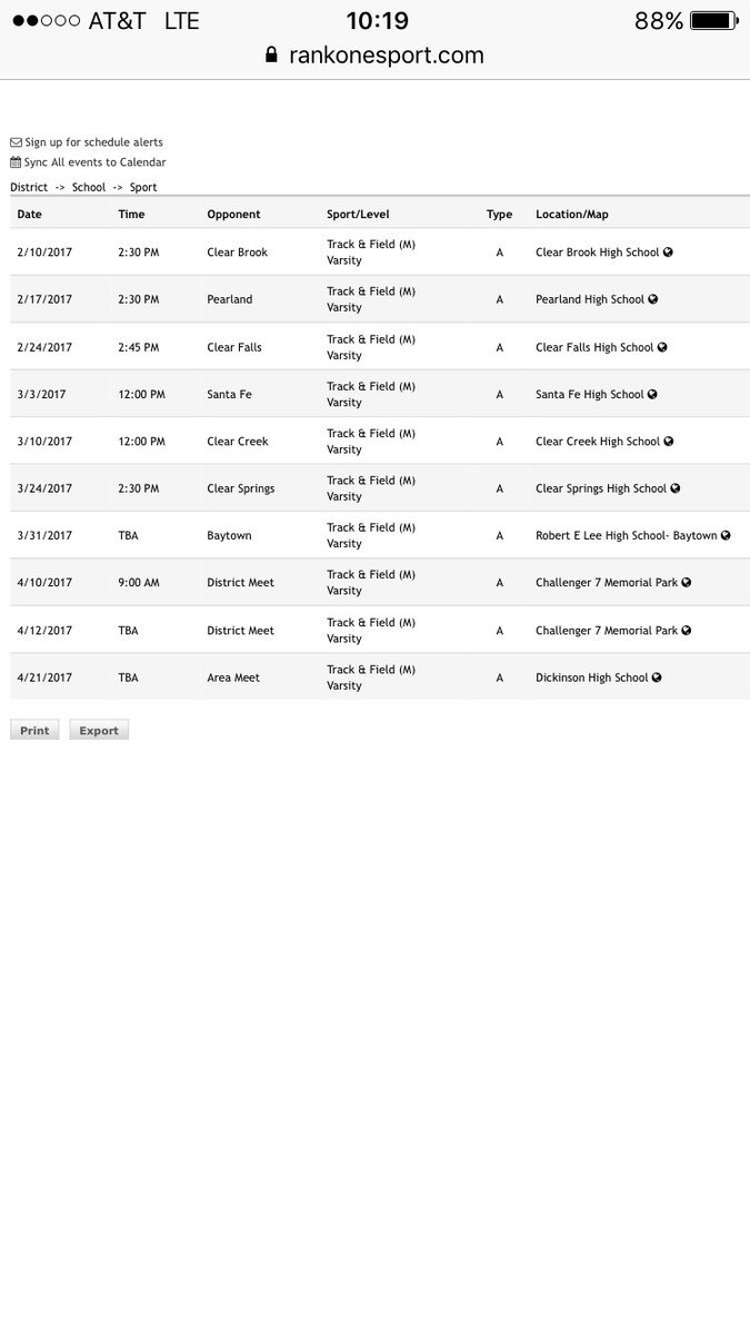 Friendswood XC&TRK tweet media