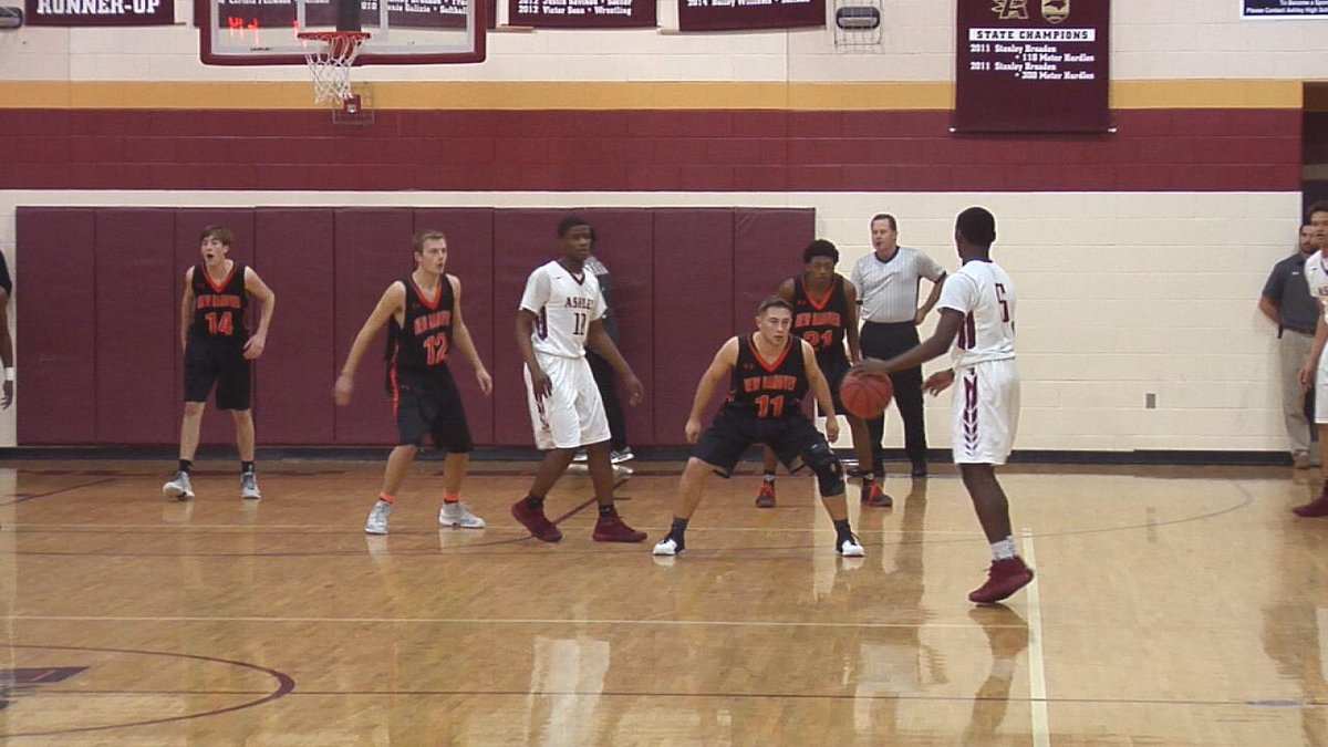WWAYSports's tweet photo. New Hanover boys may have to forfeit last night's win over Ashley.
Cats played 25 games.
1 too many.
Waiting official word soon on forfeit. https://t.co/YRM2KMYCj2