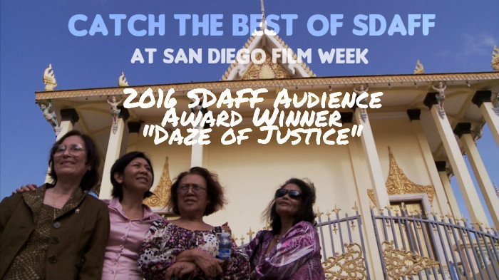 PacArtsMovement's tweet photo. Don't miss #SDAFF2016 Audience Award winner DAZE OF JUSTICE at the first-ever #SanDiego Film Week https://t.co/WTAtr6pbOY #SDFilmWeek #SDAFF https://t.co/0leegaV8LT