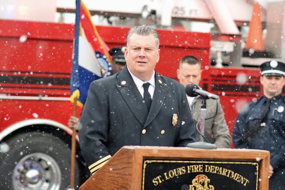 EricGreitens's tweet photo. Proud to announce that Ernie Rhodes will serve as our new SEMA Director and Tim Bean as Fire Marshal. They will keep our families safe. https://t.co/PnICZ09Hjm
