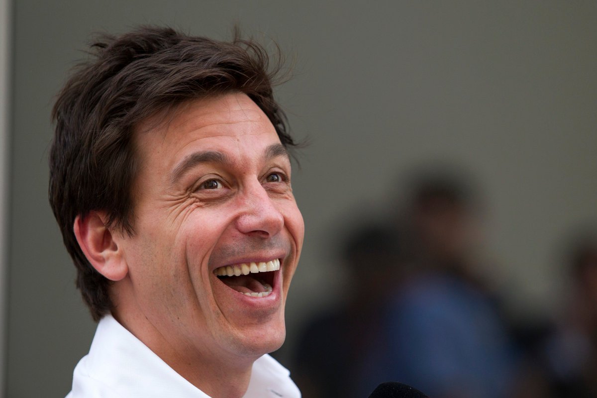 Risultati immagini per toto wolff laugh