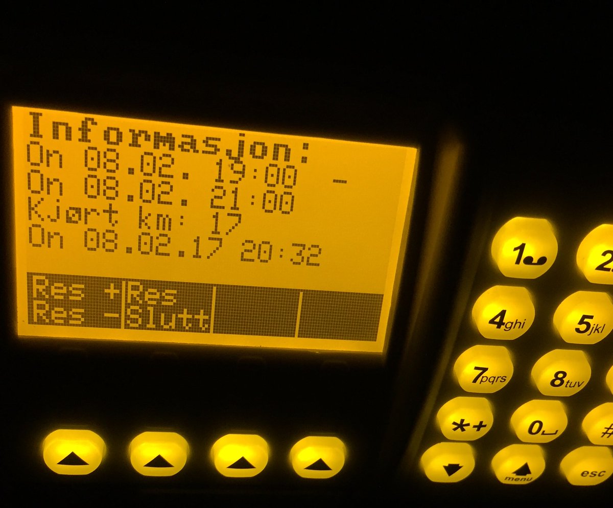 Visste du at du kjapt og enkelt kan avslutte en bestilling fra term i bilen? Trykk på ResSlutt så blir bilen ledig før for neste bruker