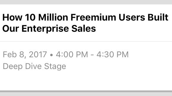 karlxsun's tweet photo. Join me and @dancook22 today for our #SaaStrAnnual breakout session at 4PM PST. #saastr https://t.co/2m7Ws8GM2P