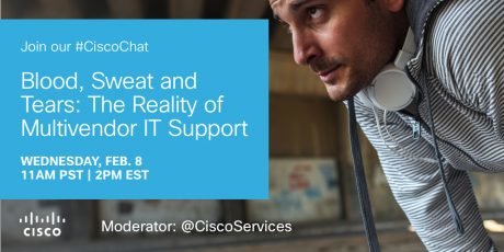 sbusacke's tweet photo. Blood, sweat and tears...Learn about the reality of multivendor IT support with @CiscoServices https://t.co/F9JMtW3Rhf https://t.co/0PkG2BkUA0