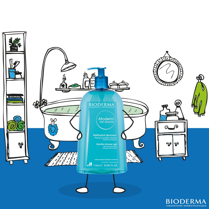 BiodermaTurkiye's tweet photo. Sabun ve koruyucu katkı maddesi içermeyen Atoderm Shower Gel keyifli bir duş için sizi bekliyor! #cildiminkoruyucusu #skinbodyguard https://t.co/1LInhcq84A