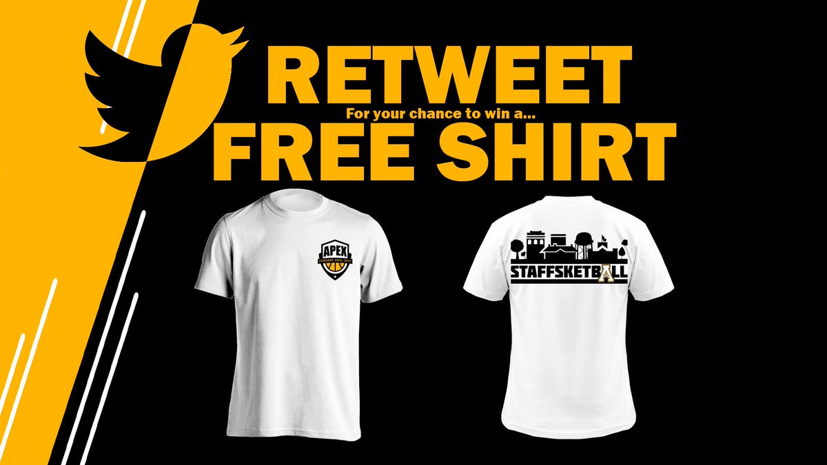 ApexCougarTV's tweet image. ‼️RT THIS TWEET‼️For a chance to win our brand new #Staffsketball t-shirt 👕