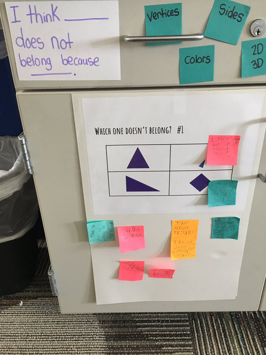 AMintonCISD's tweet photo. Which one doesn't belong? #rjlyear3 https://t.co/RWolIVC33K