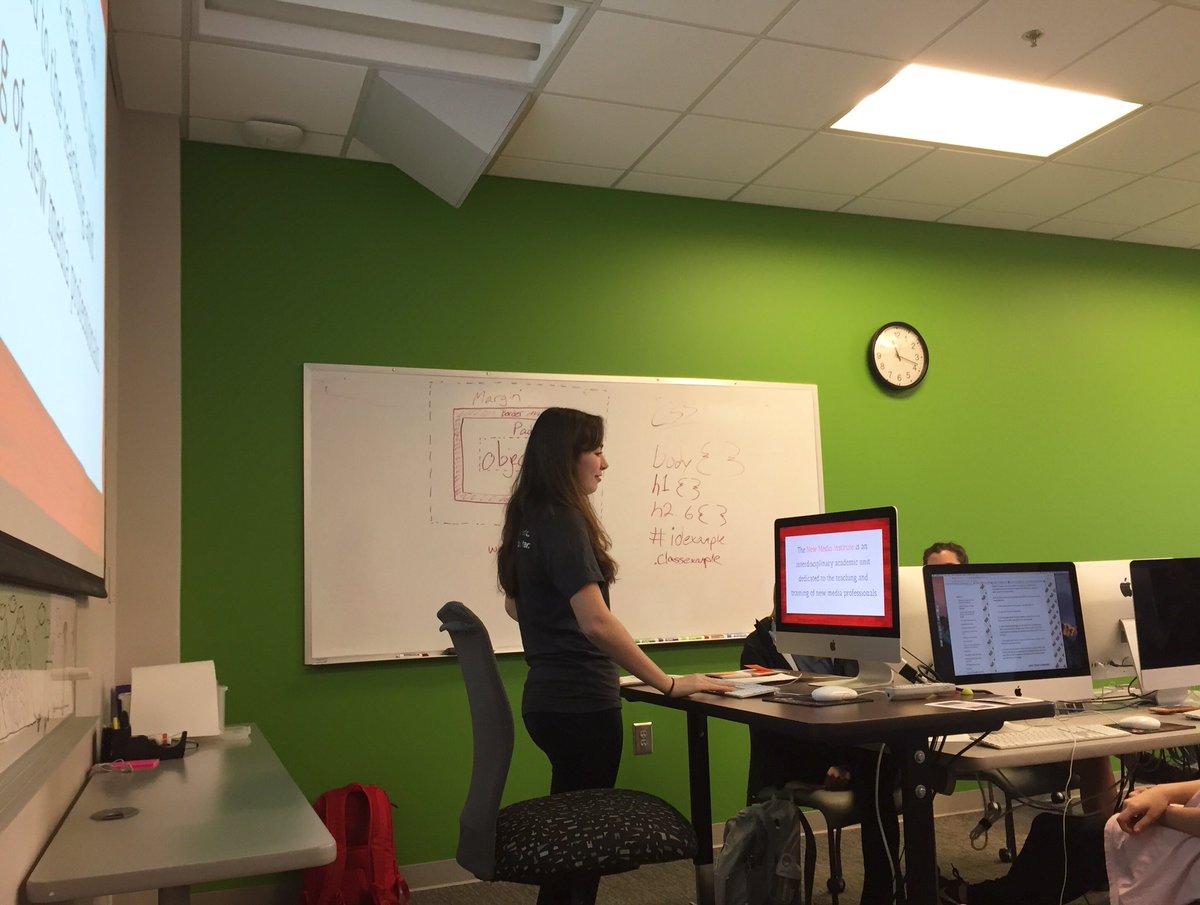 kenzcunningham's tweet photo. @nmiuga Scout Reilly giving #NMIproduction their NMI orientation - heads up folks, PODs are due Feb. 28! https://t.co/x8gR8MK196