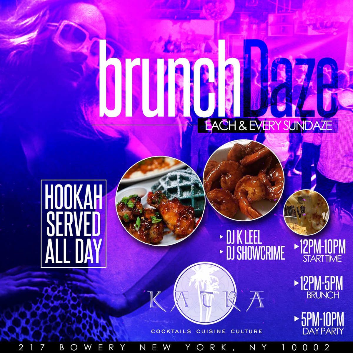 Katralounge's tweet photo. #BrunchDaze @Katralounge #Partyudontwantomiss @pquilter1972 @NiteTables @DJShowCrime @NewYorkPicks #BrunchDayParty #EverySunday https://t.co/DevPzVTfDg