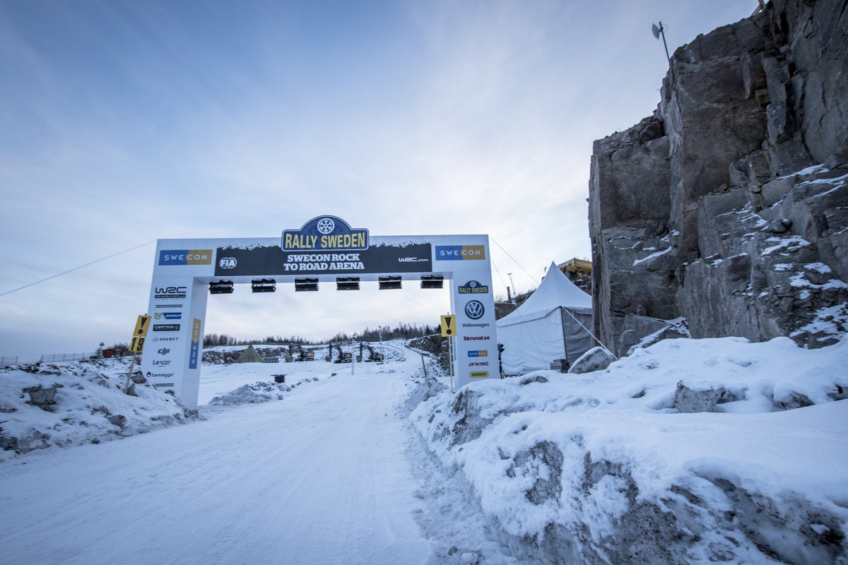 RallySweden's tweet photo. Welcome to SS 8/18 Swecon Rock to Road Arena. #RallySweden https://t.co/xp8sp4nJhl