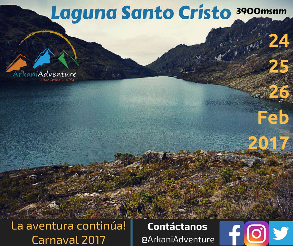 Estos Carnavales 2017 ven a Mérida y disfruta con nosotros de una aventura inolvidable en la Laguna Santo Cristo! contáctanos!
+Montaña+Vida