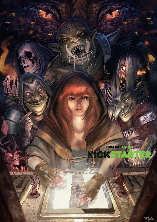 DungeonMini's tweet photo. 1 week on #KickStarter and we're well on our way to creating #DungeonMini! Check it out and show us your support. https://t.co/k9BanWfYwm https://t.co/6CMv96dmXC
