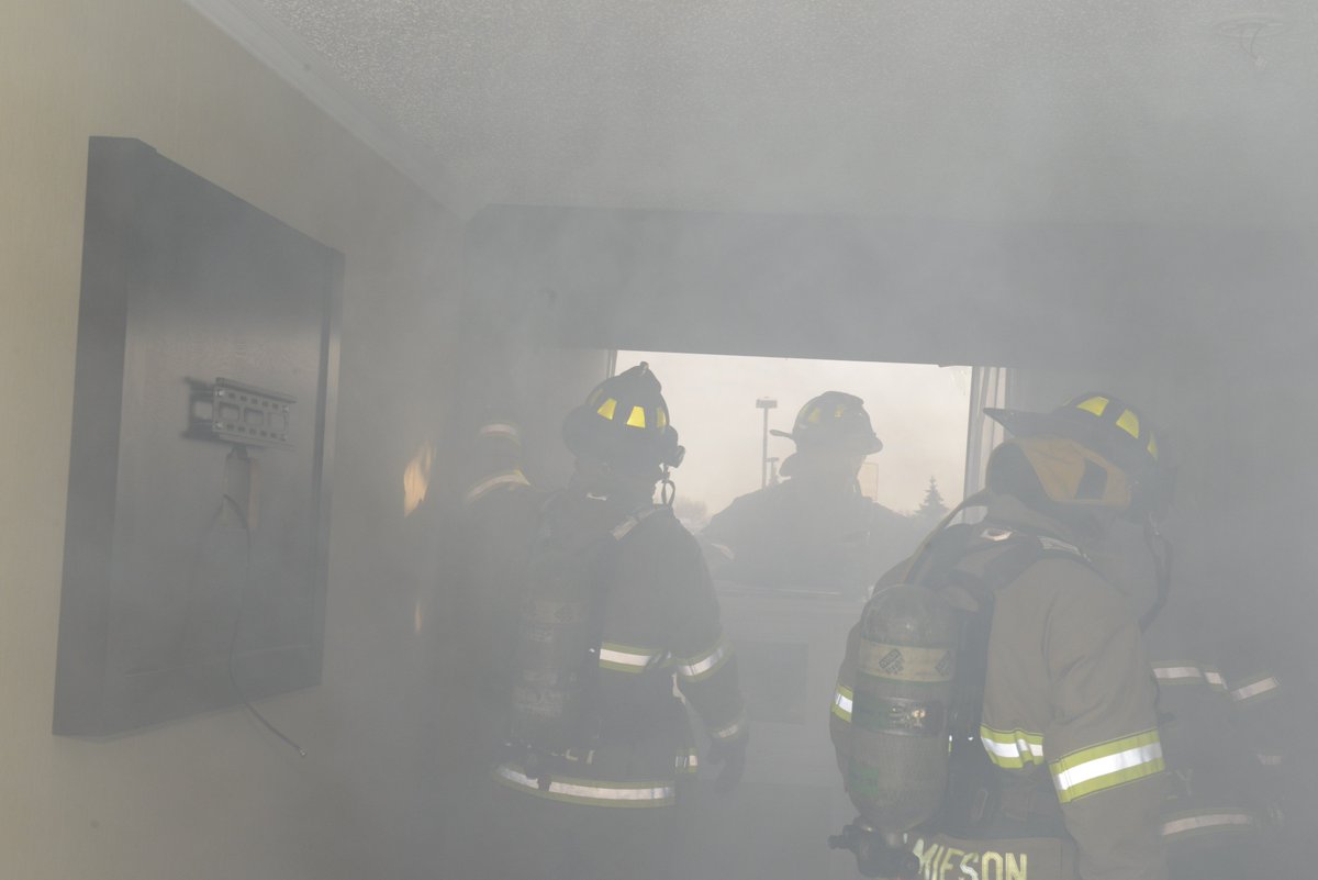 Summit_GM's tweet photo. The #firefighters of @RMWoodBuffalo have use of our new dealership location for fitness and emergency-services training #YMM #RMWB #SummitGM https://t.co/GB6WbC6rvP