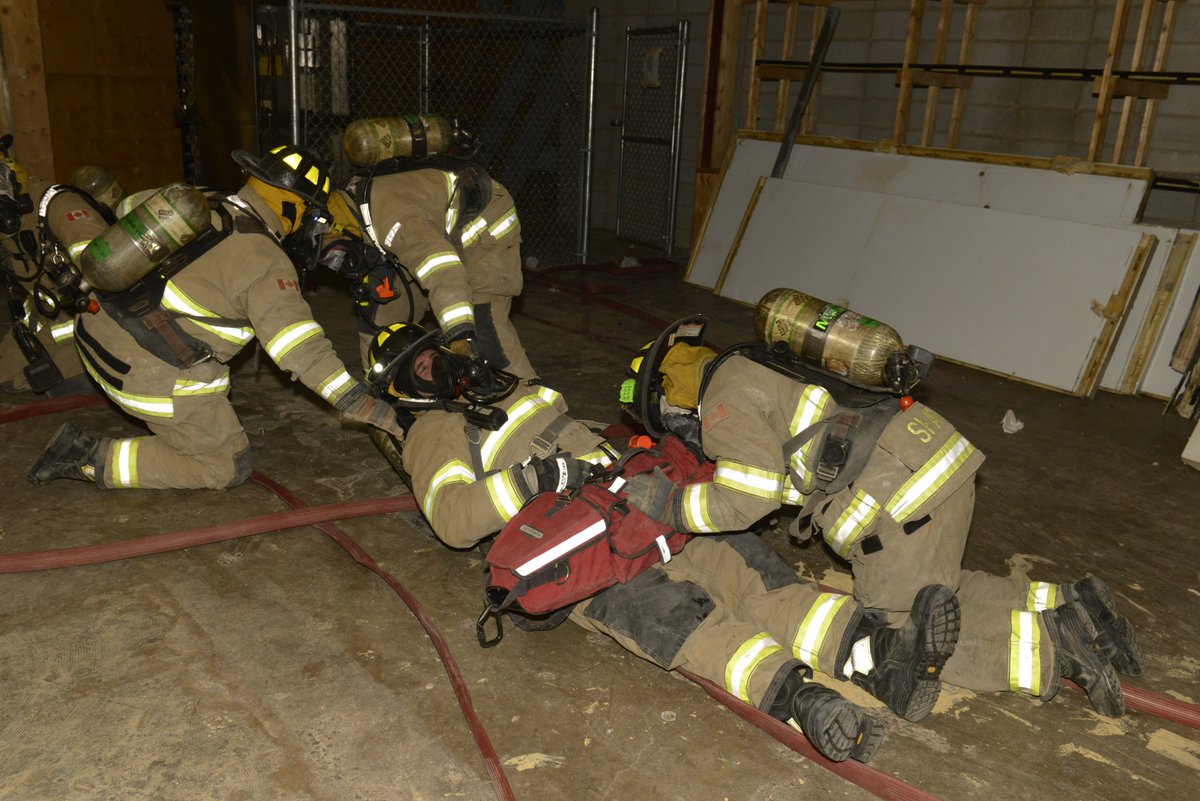 Summit_GM's tweet photo. The #firefighters of @RMWoodBuffalo have use of our new dealership location for fitness and emergency-services training #YMM #RMWB #SummitGM https://t.co/GB6WbC6rvP