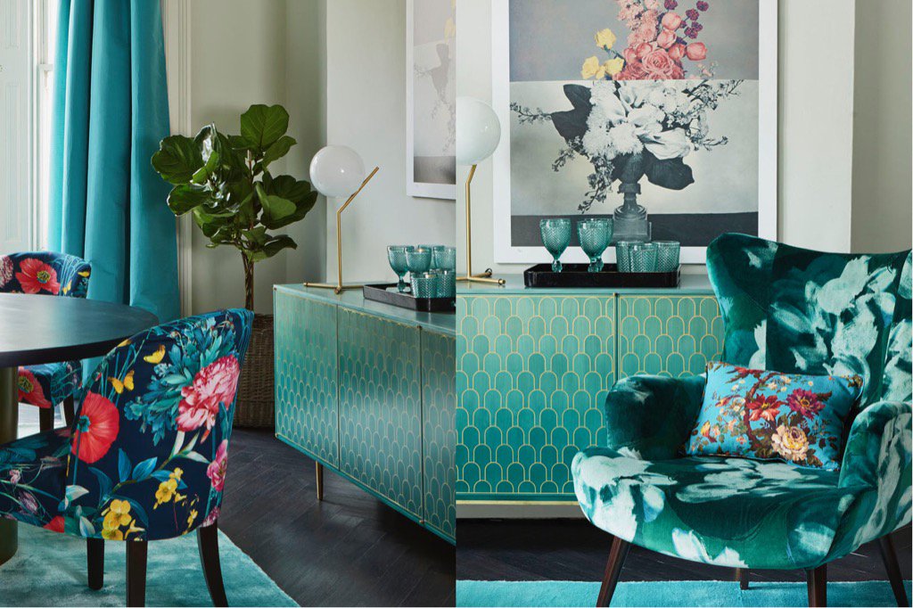 #janbaldwin shot these #bold #floral #interiors for <a href="/homesandgardens/">Homes & Gardens</a> styling by #katrincargill