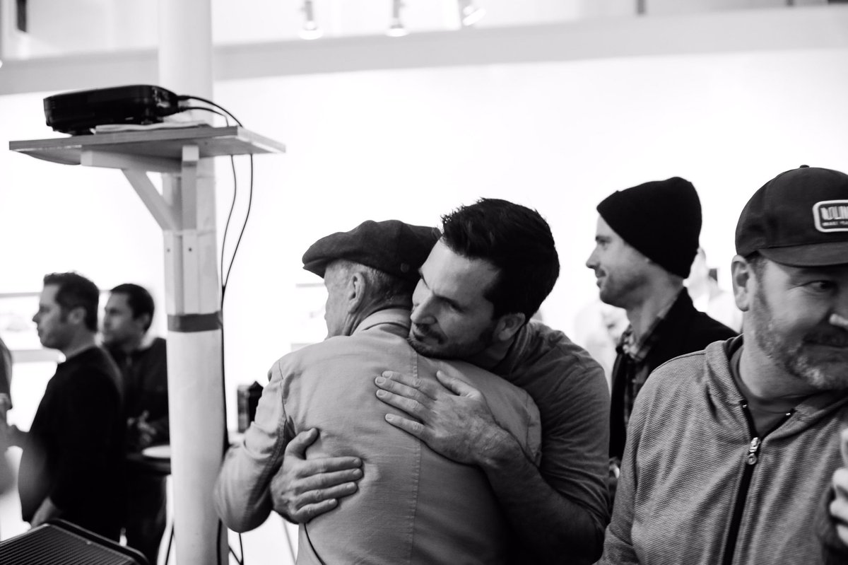 linksoul's tweet photo. Good times celebrating the Professor last night. Lots of love in the house. Thanks everyone. #Beames https://t.co/hAs1fjQ1zl
