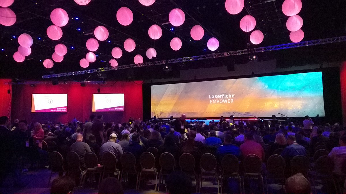 MBS_IOM's tweet photo. All set for #lfempower! Looking good #fichefriends @laserfiche https://t.co/ma7voXAwfi