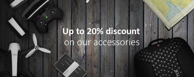 Parrot's tweet photo. Time to gear up 😎! A wide range of discounted accessories awaits you on our online store!
More info ➡️ https://t.co/cXJojOUUB2 #LifeElevated https://t.co/3my633jlqu