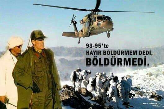 Osman PAMUKOĞLU 93-95 Yılların da Hayır! Böldürmem dedi ve böldürmedi! 
OsmanPamukoğlu HAYIRdiyor