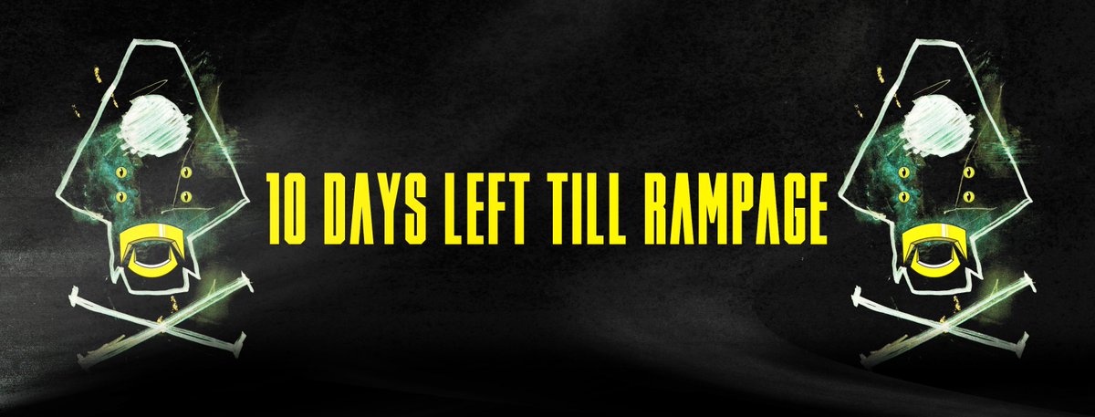 T-10!!!! 😯😯😯
#RAMPAGE2017 #SoldOut