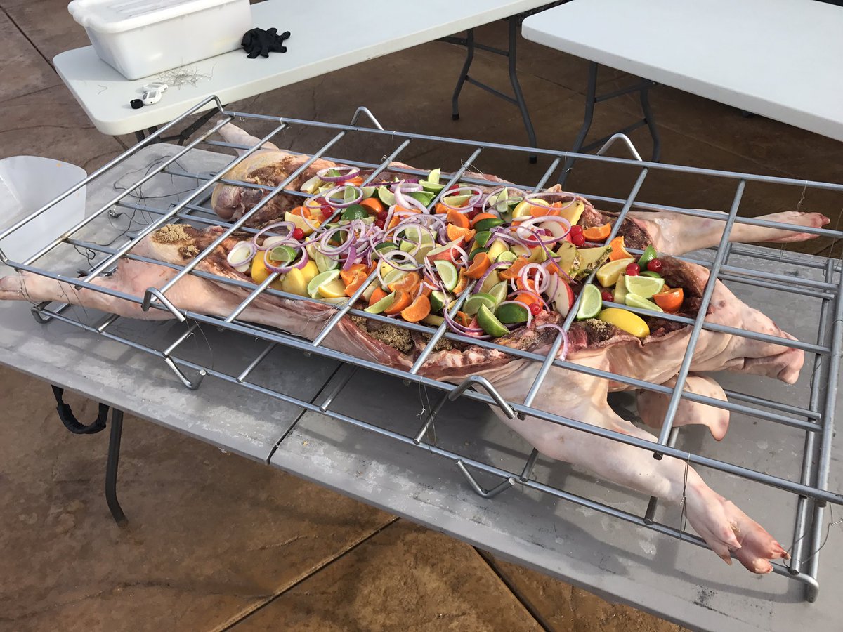 RobBarats's tweet image. Super bowl pig 👍